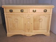 An Arts  Crafts Bleached Oak S