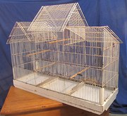 An Edwardian Iron Canary Birdc