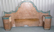 Art Deco Double Bed head with