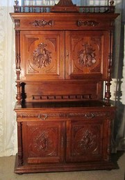 antique furniture french buffet de corp game cup French Buffet de Corp Game Cup