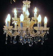French Cut Glass and Brass 12