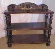 Gothic Victorian Carved Oak Gr