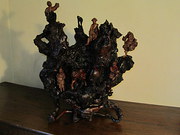 Large Chinese Root Carving 6 C