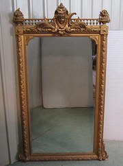 Large French Art Nouveau Gilt