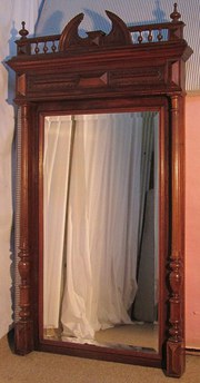 Large French Carved Mahogany W