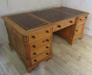 antique furniture large pine break front pedesta Large Pine Break Front Pedesta