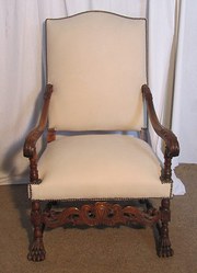 Large Victorian Carved Walnut