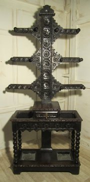 antique furniture large victorian gothic carved Large Victorian Gothic Carved