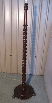 Oak Barley Twist Floor Standin