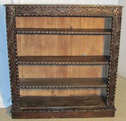 Victorian Carved Gothic Oak Bo