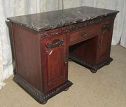 antique furniture victorian mahogany marble top Victorian Mahogany Marble Top