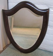 Victorian Mahogany Shield Shap