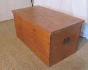 Victorian Pine Blanket Box or