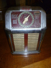 1940s chromed music box