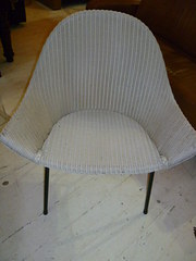 1950S LLOYD LOOM ARMCHAIR GOOD