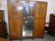 ANTIQUE ARTS  CRAFTS INLAID WA