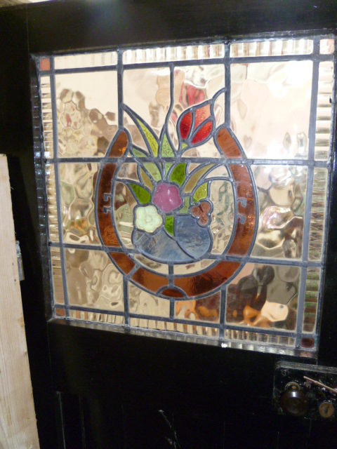 Antique Antique Leaded Light Door Antique Leaded Light Door
