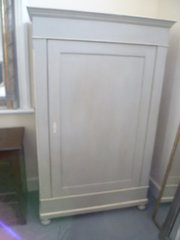 ANTIQUE PINE PAINTED SINGLE DO
