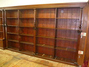 LARGE VICTORIAN PINE BOOKCASE
