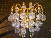 PAIR OF VINTAGE 1960S GLASS WA