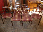 SET OF EIGHT ANTIQUE REGENCY D