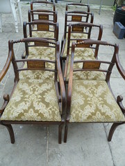 SET OF EIGHT REGENCY STYLE DIN