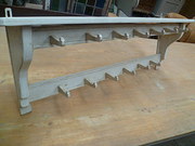 TWO TIER PAINTED COAT RACK