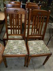 antique arts  crafts dining ch