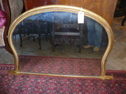 antique english overmantle mir