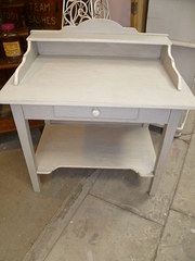 painted pine desk table
