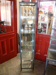 tall industrial polished steel