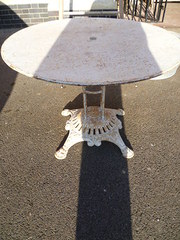 vintage french garden table