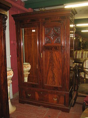 Edwardian Flamed Mahogany Ward