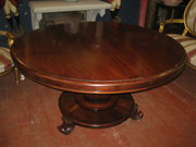 antique furniture regency mahogany pedestal roun Regency Mahogany Pedestal Roun