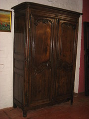Victorian French Oak Armoire