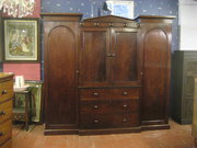 antique furniture victorian mahogany breakfront Victorian Mahogany Breakfront