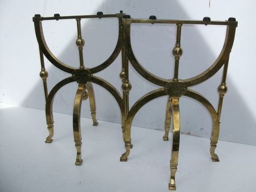 Antique Antique Brass folding Coffin Stands Antique Brass folding Coffin Stands
