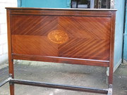 Bow End Inlaid Mahogany Double