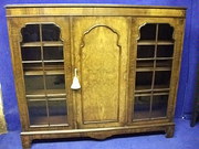 Burr Walnut Bookcase