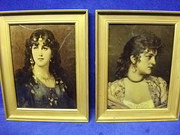 Pair Large Victorian Chrystoli