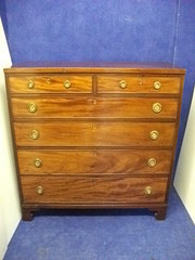 regency mahogany 6 drawer ches Regency Mahogany 6 Drawer Ches