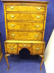 Stunning Burr Walnut Chest on