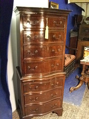 Stunning Mahogany Chest on Che