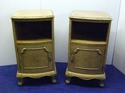antique furniture stunning pair burr walnut beds Stunning Pair Burr Walnut Beds