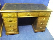 Victorian Solid Ash Desk
