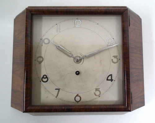 Antique Art Deco Wall Clock Art Deco Wall Clock