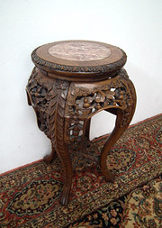 Chinese Marble Top Stand