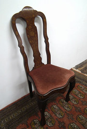 Dutch Marquetry Side Chair