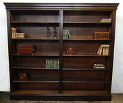 Edwardian Oak Open Bookcase