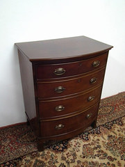 Georgian Style Bow Front Chest